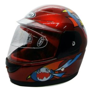 CASCO DE CARRERA EN BOLSA FD323 AN323 MODELO ROJO