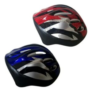 CASCO PROTECTOR DE LUJO PARA BICICLETA VR1 AN323 AZUL NEGRO Y GRIS - Imagen 2