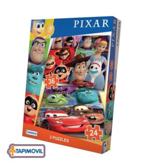 PUZZLES 2 EN 1 DE 24 Y 36 PZS DISNEY PIXAR COD DPX01106 - Imagen 3