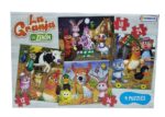 PUZZLES 4 EN 1 LA GRANJA DE ZENON COD LCG00614