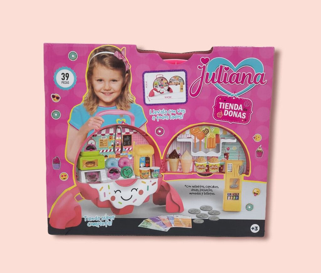 TIENDA DE DONAS PORTATIL JULIANA CONVERTIBLE ORIG COD JUL047 - Imagen 5