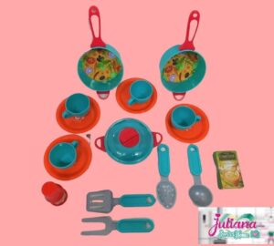 SET DE COCINA JULIANA 18 PCS ORIGINAL COD SISJUL037 - Imagen 2