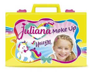 JULIANA VALIJA MAKE UP UNICORNIO ORIGINAL VR4 JUL074 VALIJA AMARILLA