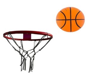 ARO DE BASQUET METAL C/TABLERO MEDIANO MADERA COD BASKET01 - Imagen 2