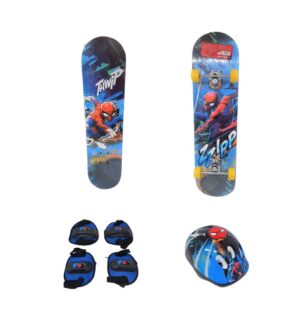 SET SKATE PATINETA SPIDERMAN C/ CASCO Y PROTECCION VR2 12010 SPIDERMAN THWIP