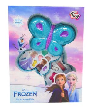 SET MAQUILLAJE INFANTIL FROZEN FORMA MARIPOSA COD 3180