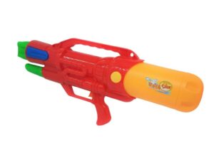 SUPER PISTOLA DE AGUA WATER GAME 60 CM VR1 8588 ROJO Y AMARILLO - Imagen 5