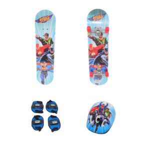 PATINETA SKATE LIGA DE LA JUSTICIA C/ PROTECCION VR6 10132 SET LIGA DE LA JUSTICIA 2