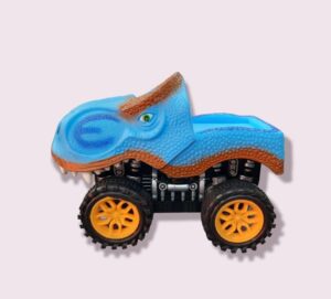 CAMIONETA DINO O BESTIA A FRICCION VARIOS MODELOS VR2 50254 T-REX CELESTE - Imagen 5