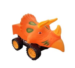 CAMIONETA DINO O BESTIA A FRICCION VARIOS MODELOS VR1 50254 TRICERATOPS NARANJA - 50255