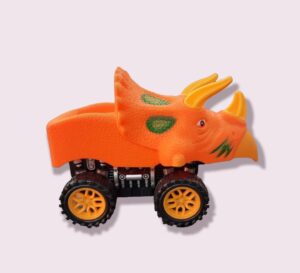 CAMIONETA DINO O BESTIA A FRICCION VARIOS MODELOS VR1 50254 TRICERATOPS NARANJA - 50255 - Imagen 5