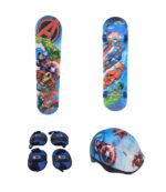 SET SKATE PATINETA AVENGERS C/ CASCO Y PROTECCION VR2 12009 CON HULK