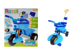RONDI PRIMER TRICICLO GO! AZUL COD 3020