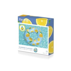 SALVAVIDAS INFLABLE BESTWAY PERFUMADO LIMON 119 CM COD 36229