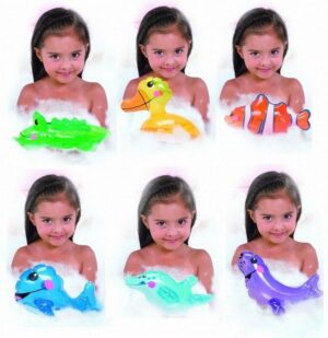 BESTWAY ANIMALITOS INFLABLES EN CAJA 29 CM VR3 34030 PEZ GLOBO (VERDE Y AMARILLO) - Imagen 3