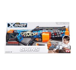 AMETRALLADORA X-SHOT C/ DARDOS SKINS LAST STAND VR1 7300 GAME OVER - Imagen 3