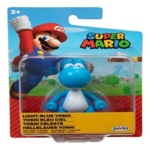 FIGURA NINTENDO SUPER MARIO BROS 7 CM ORIGINAL VR3 40456 YOSHI AZUL