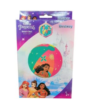 PELOTA INFLABLE PRINCESAS DE DISNEY BESTWAY 51CM COD 91042 - Imagen 3