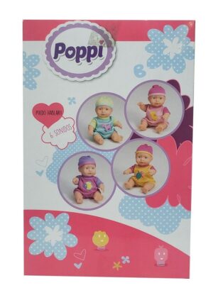 BEBE POPPI 20CM CON SONIDOS SURTIDOS VR1 27017 MODELO A - Imagen 2