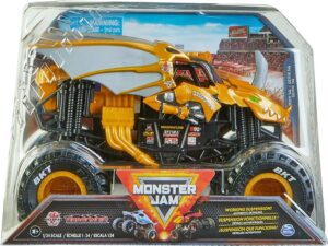 VEHICULO MONSTER JAM DIE CAST 1:24 METAL ORIGINAL VR6 58700 DRAGONOID - Imagen 2