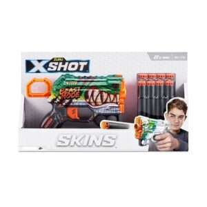 PISTOLA X-SHOT C/ DARDOS SHOT SKINS MENACE VR6 7297 BEST OUT - Imagen 3