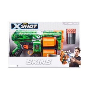 PISTOLA X-SHOT C/ DARDOS SKINS DREAD ZURU VR3 7299 CAMO - Imagen 4