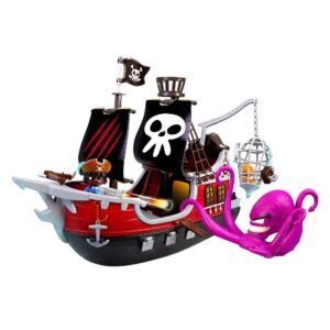 PINYPON ACTION BARCO PIRATA C/ FIGURA Y UN PULPO COD 15803 - Imagen 4