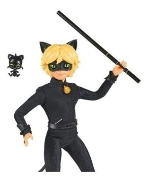 MUNECA MIRACULOUS FIGURA ARTICULADA 26 CM SURT VR2 50000 CAT NOIR - Imagen 3