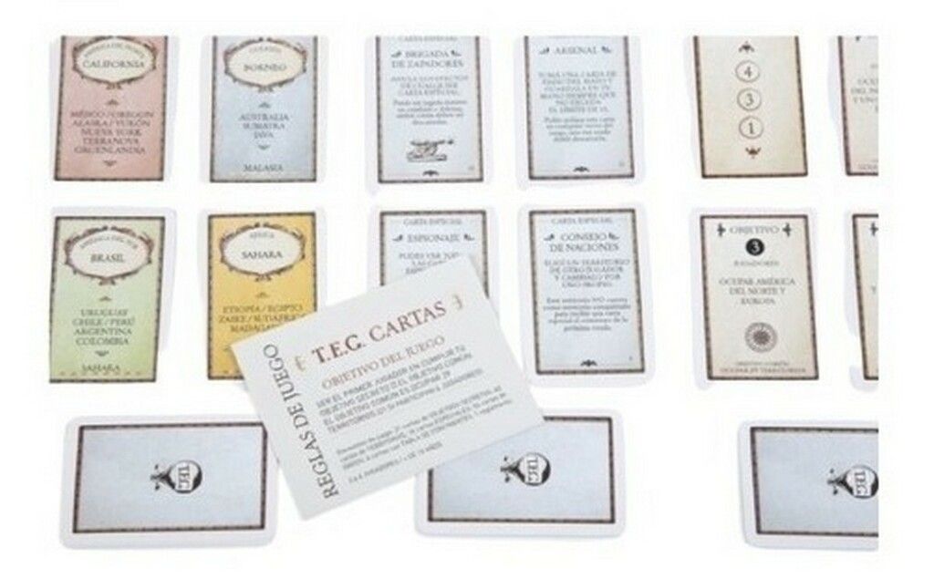 JUEGO TEG CARTAS PLAN ESTRATEGICO DE GUERRA YETEM COD 80600 - Imagen 4