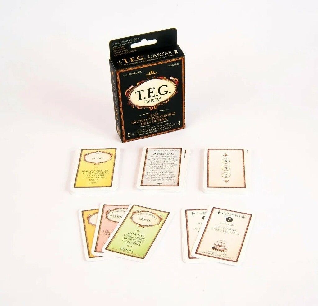 JUEGO TEG CARTAS PLAN ESTRATEGICO DE GUERRA YETEM COD 80600 - Imagen 5