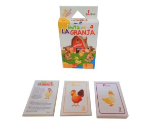 JUEGO DIDACTICO INFANTIL CON CARTAS BONTUS VR4 331/2/3 IMITA EN LA GRANJA - 335 - Imagen 3