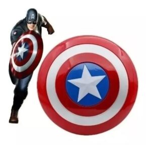 ESCUDO CAPITAN AMERICA DE PLASTICO COD 7617 - Imagen 2