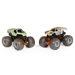 MONSTER JAM PACK POR 2 CAMBIA COLOR METAL 1 64 VR1 58702 SOLDIER FORTUNE VS MAX-D - Imagen 2