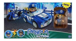 PINYPON ACTION AUTO MAS MOTO POLICIA Y FIGURA C/ACCESORIOS COD 14495