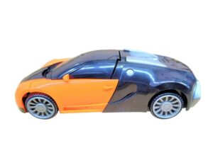 VEHICULO ROBOT TRANSFORMERS SE TRANSFORMA C/ LUZ Y SONIDO VR1 52566 AUTO NARANJA - Imagen 5