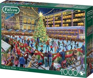 PUZZLE FALCON X1000 PIEZAS ICE RINK MARCELLO CORTI COD 11342 - Imagen 2