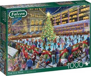 PUZZLE FALCON X1000 PIEZAS ICE RINK MARCELLO CORTI COD 11342 - Imagen 4