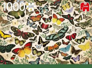 PUZZLE JUMBO X1000 PIEZAS POSTER DE MARIPOSAS COD 18842