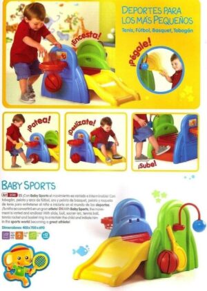 RONDI BABY SPORT TOBOGAN CON CENTRO DE ACTIVIDADES COD 2510 - Imagen 7