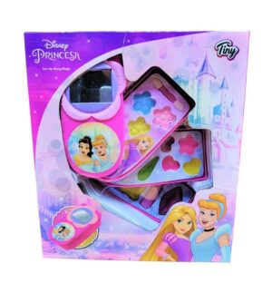 SET DE MAQUILLAJE INFANTIL PRINCESAS DESPLEGABLE COD 3125 - Imagen 5