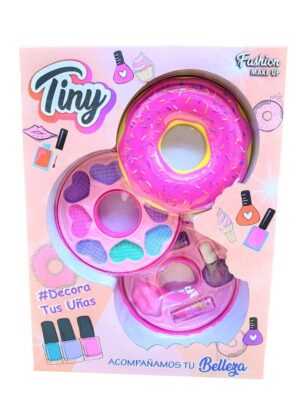 SET MAQUILLAJE INFANTIL FORMA DONA DESPLEGABLE COD 3030