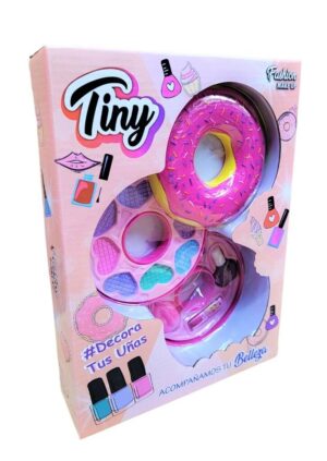 SET MAQUILLAJE INFANTIL FORMA DONA DESPLEGABLE COD 3030 - Imagen 5