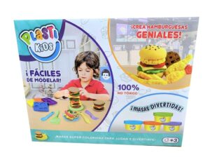 JUEGO DE MASAS COMIDA RAPIDA PLASTI KIDS COD 53448 - Imagen 3