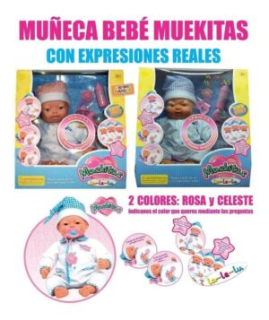 BEBE MUEKITAS LALELU TV VR1 22810 ROSA - Imagen 5