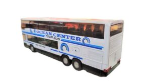 VEHICULO WELLY 1:64 M.BENZ BUS MB 0404DD VR1 52190 BLANCO - Imagen 2
