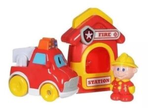 PLAYSET INFANTIL ESTACION DE BOMBERO LUZ Y SONIDO VR1 69038-A - BOMBERO - Imagen 3