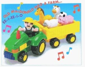 TRACTOR ACOPLADO C/ ANIMALITOS DE GRANJA SONIDO Y LUZ COD 1274 - Imagen 3