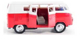 WELLY 1:36 VW CLASSICAL BUS 62 VR1 49764 ROJO - Imagen 2
