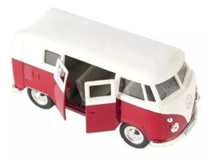 WELLY 1:36 VW CLASSICAL BUS 62 VR1 49764 ROJO - Imagen 4