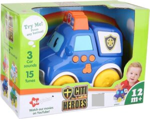 VEHICULO NAVYSTAR C/ LUZ SONIDO CITY HEROES VR2 69031 POLICIA